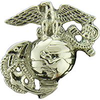 U.S. MARINES- PIN- EGA-RIGHT- 7/8"