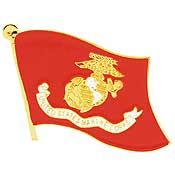 U.S. MARINES USMC FLAG-  1 1/4"