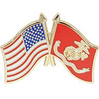 U.S. MARINES USA/USMC FLAGS-  1 1/4"