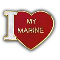 U.S. MARINES- PIN- I HEART MY MARINE