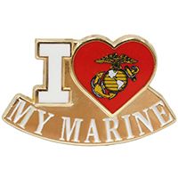 U.S. MARINES- PIN- I LOVE MY MARINE