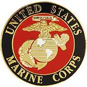 U.S. MARINES LOGO PIN- 1"