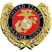 U.S. MARINES LOGO PIN- WREATH