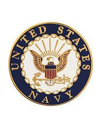 U.S. NAVY PIN- 1"