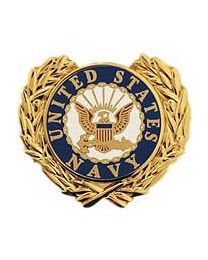 U.S. NAVY PIN- WREATH