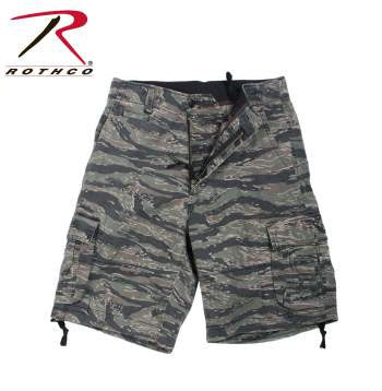 Vintage Infantry Utility Short- Tiger Stripe Camouflage