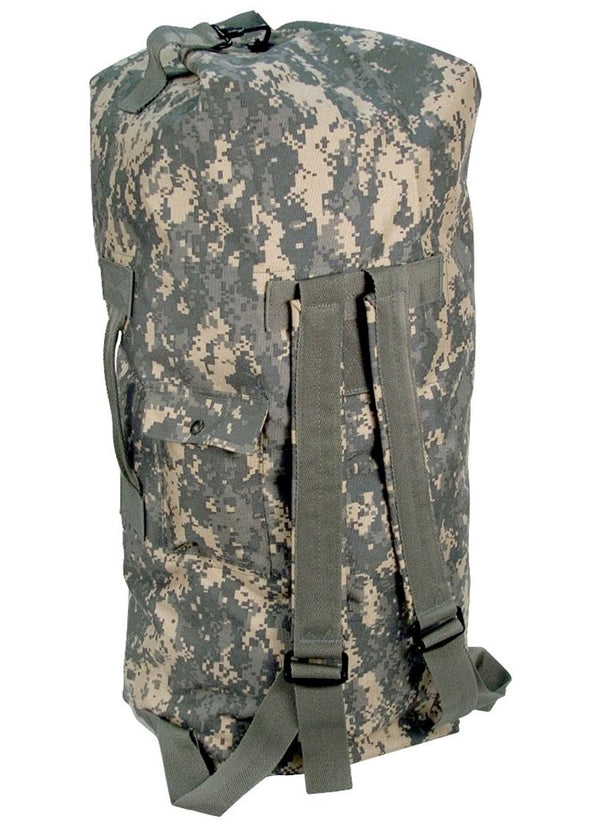Army Digital Camo Enhanced Double Strap Duffel Bag