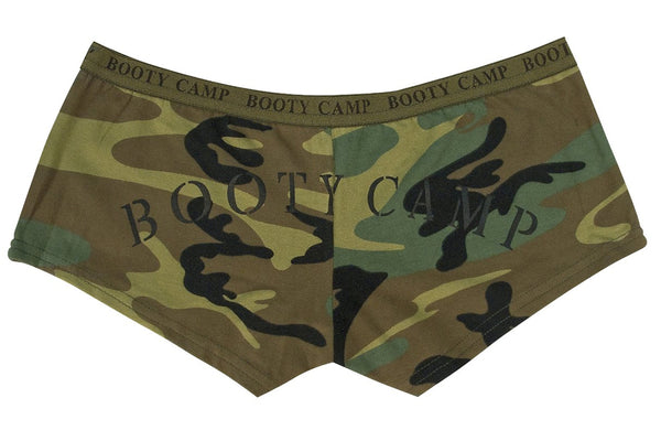 Women's Woodland Camo  "Booty Camp" Shorts & Top