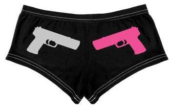 Women's Double Pistol Booty Shorts