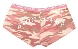 Women's Pink Camo  "Booty Camp" Shorts
