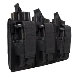 MOLLE Triple Kangaroo Rifle and Pistol Mag Pouch