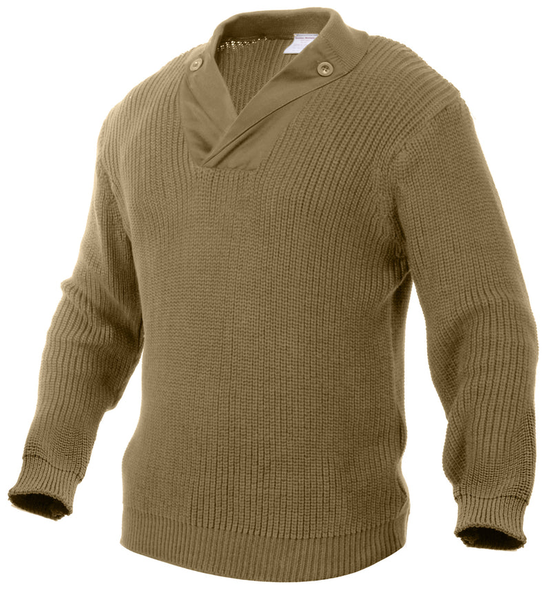 Classic WWII Vintage Mechanics Sweater- KHAKI