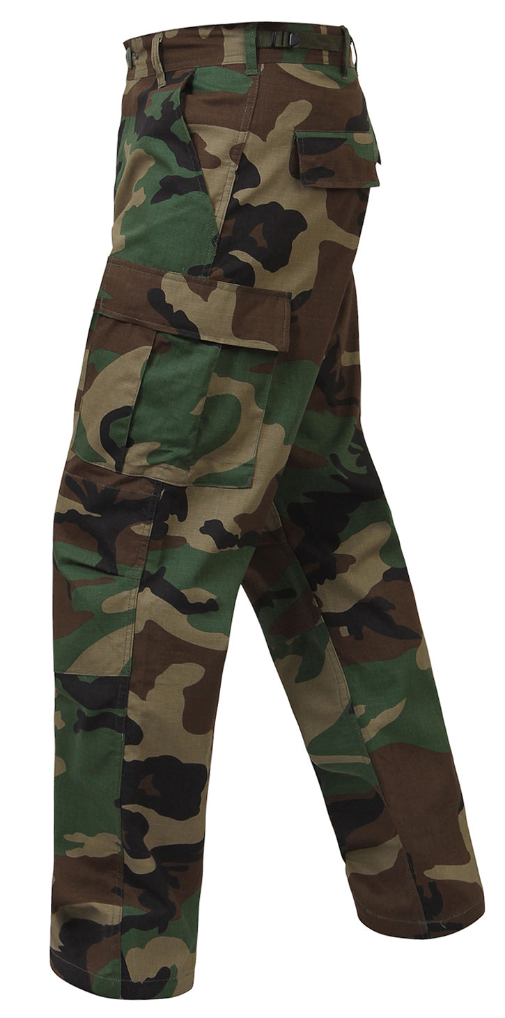 Woodland Bdu Trousers Small X-Long Issue, R/s - Omahas Army Navy Surplus