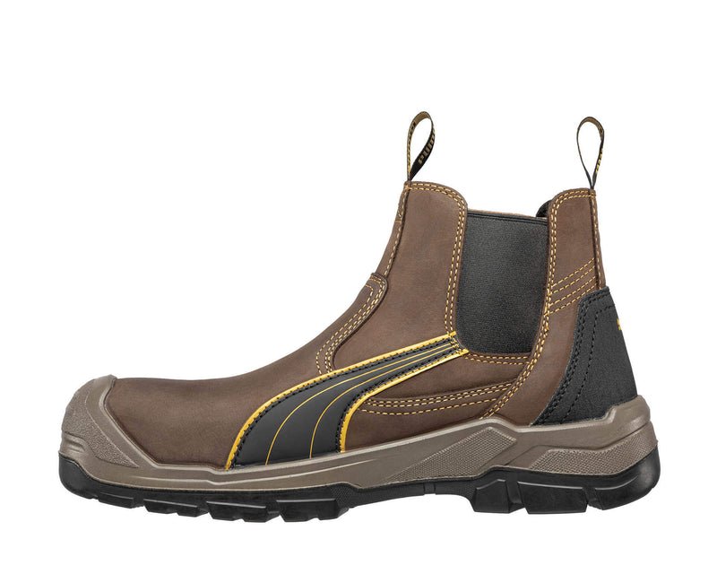 TANAMI BROWN MID PUMA SAFETY SAFETY SHOES ASTM EH SR