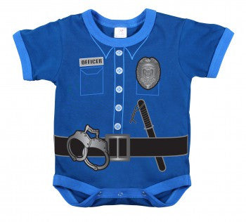 Infant One Piece Bodysuit- Police Uniform