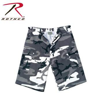 X-Long Fatigue Shorts- City Camouflage