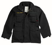 Vintage Vietnam style M65 Field Jacket in Black