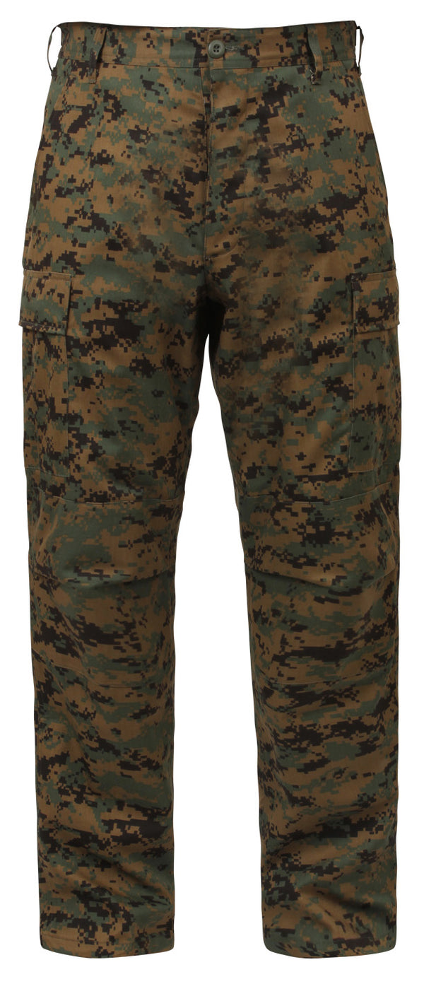Woodland Digital Camo Tactical BDU Pants