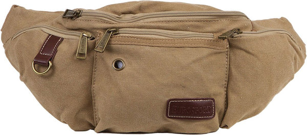 Military Style Canvas Fanny Pack- B500
