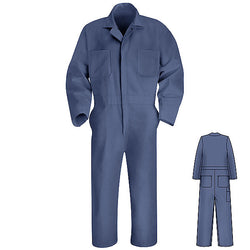 Red Kap Twill Action Back Coverall- POSTMAN BLUE