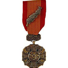 Medal, Mini-Medal, Ribbon- Gallantry Cross w/ Palm
