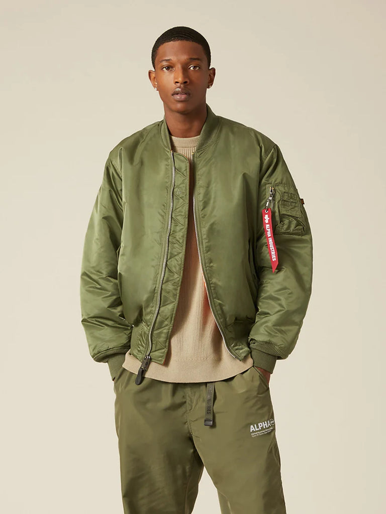 Alpha MA1 Flight Jacket-Sage Green- goes sty Surplus The Classic Guy never out of – This