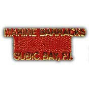 Marine Barracks Subic Bay, P.I.- Pin