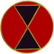 U.S. Army 7th Divison Pin