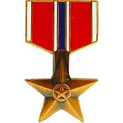 Mini Medal Pin- Bronze Star