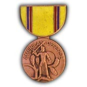 Mini Medal Pin- American Defense