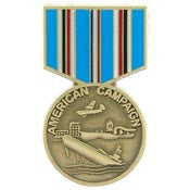 Mini Medal Pin- American Campaign