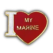 U.S. Marine Corps- I love my Marine Pin