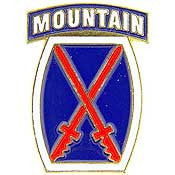 U.S. Army 10th Mountain Divison Pin