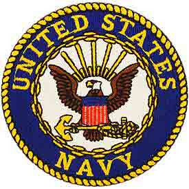 Navy Logo Patch - 3"