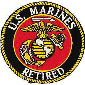 Marines Logo Patch - 3" Retired -FREE SHIPPING
