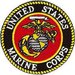 Marines Logo Patch - 3" -FREE SHIPPING