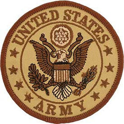 Army Logo Patch - 3" Desert