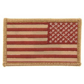 USA Flag Patch Desert Right Arm- FREE SHIPPING
