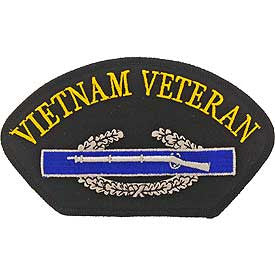 Vietnam- CIB Veteran Hat Patch