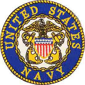 Navy Logo Patch - 3"