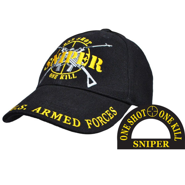 Sniper Armed Forces Embroidered Cap