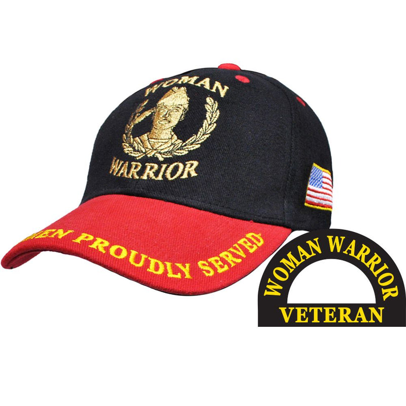 Woman Warrior Embroidered Cap