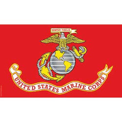 United States Marine Corps Flag- 3' x 5' MADE IN THE USA
