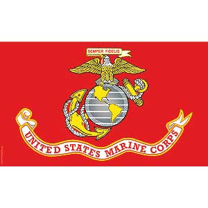 United States Marine Corps Flag- 3' x 5' MADE IN THE USA
