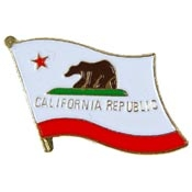 California Flag Pin -FREE SHIPPING