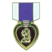 Purple Heart Medal Pin