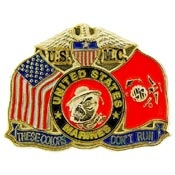 U.S. Marine Corps- These colors don't run Pin