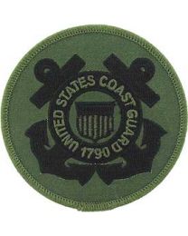 Coast Guard Logo Patch - 3" Subdued -FREE SHIPPING