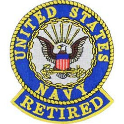 Navy Logo Patch - 3" Retired- FREE SHIPPING